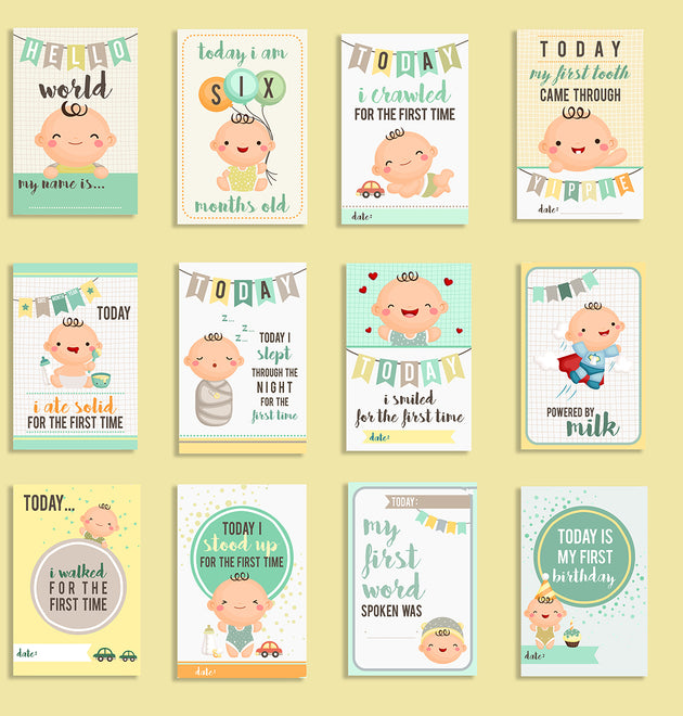 Newborn Essentials Gift Set- Lost in Thoughts| Set of 8