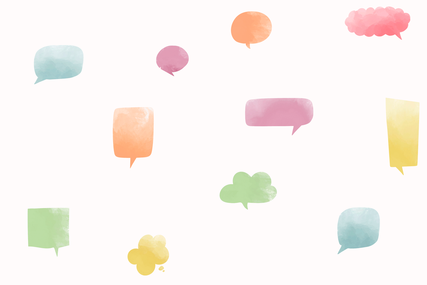 Organic Fitted Cot Sheet- Speech Bubbles