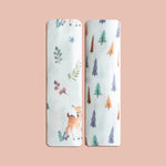 Organic Muslin Swaddles (Set of 2)- Enchanted Forest