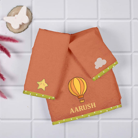 Kids Towels (Set of 3) - Rust