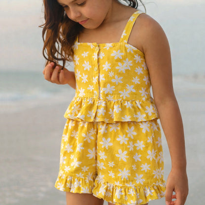 Girls Co-Ord Set- Sunflowers