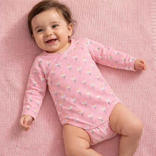 Kimono Bodysuits- Pastel Leaves & Dandelions- Pack of 2