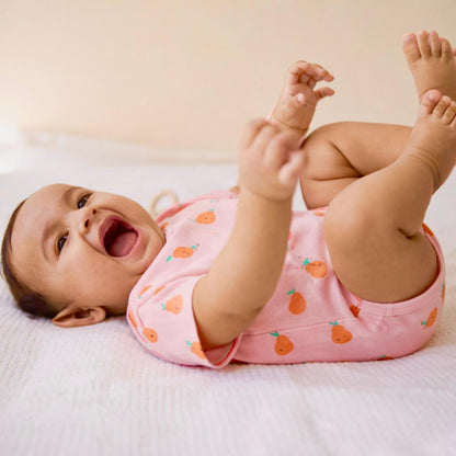 Cotton Bodysuit- Pears