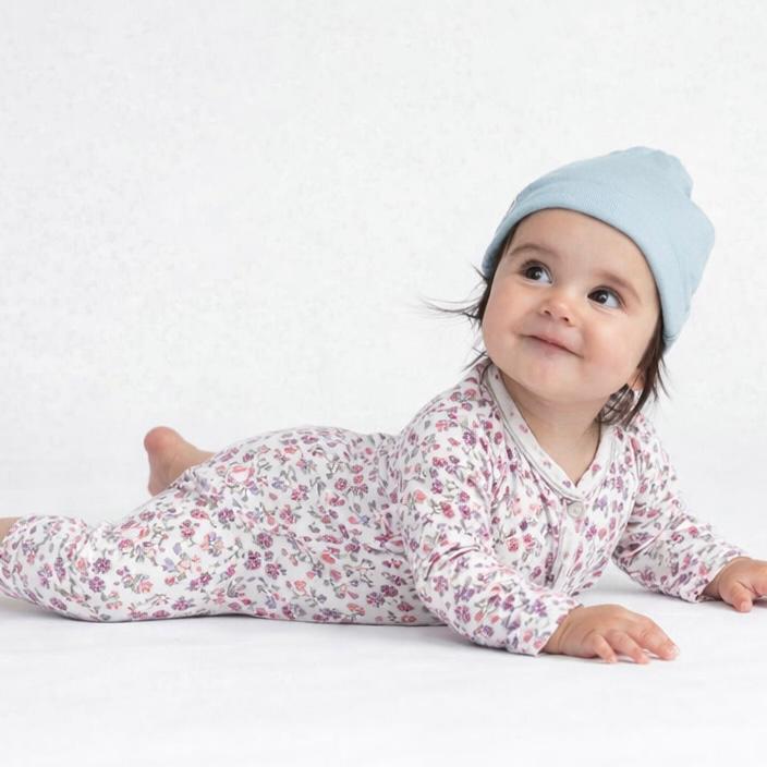 Cotton Sleepsuit- Blossom