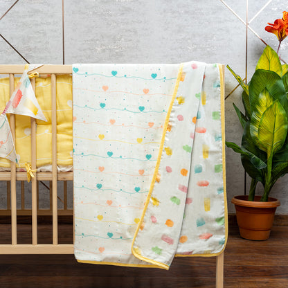 Cot Bedding Set - Lost in Thoughts | Set of 6