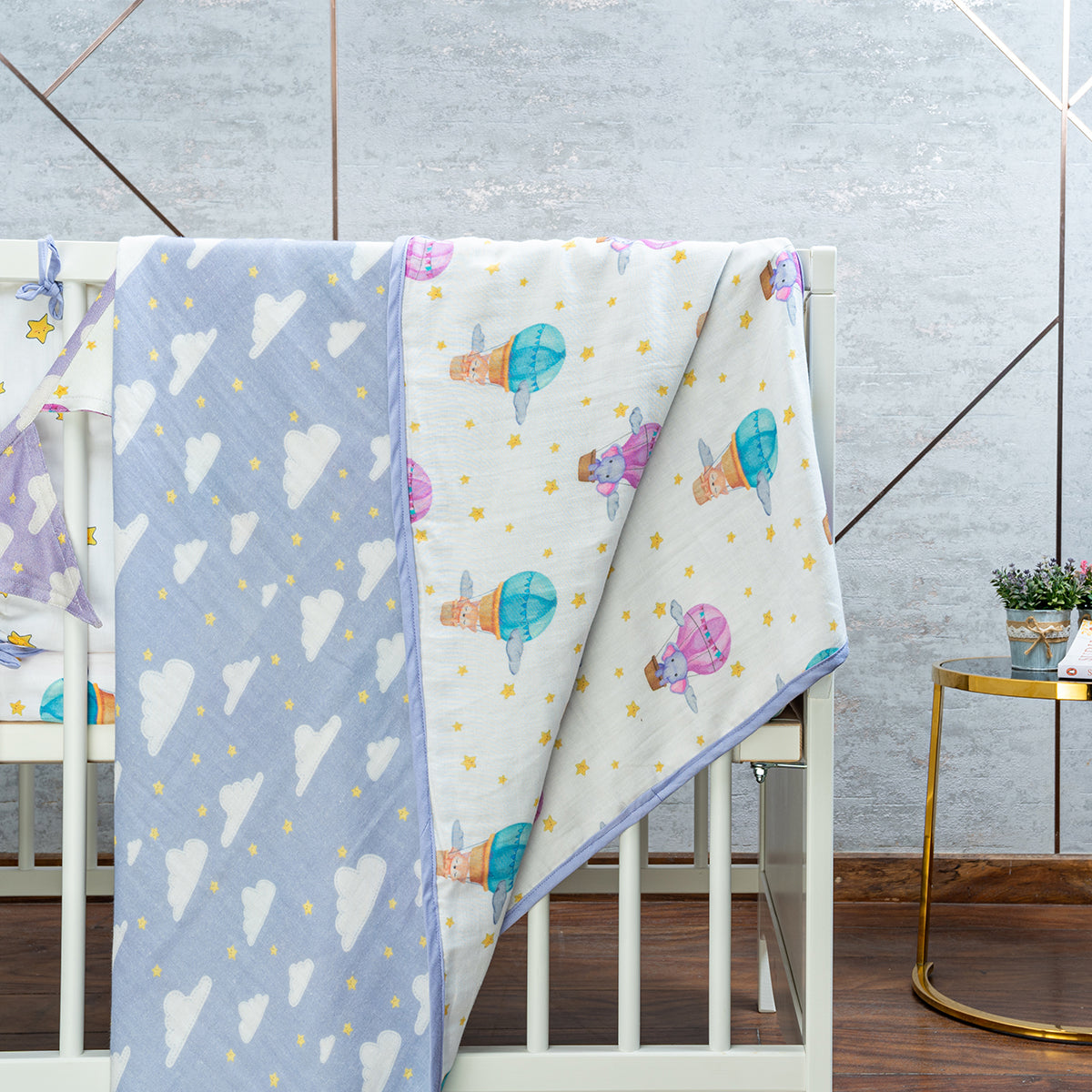 Mini Cot Set- Sky is the Limit| Set of 4