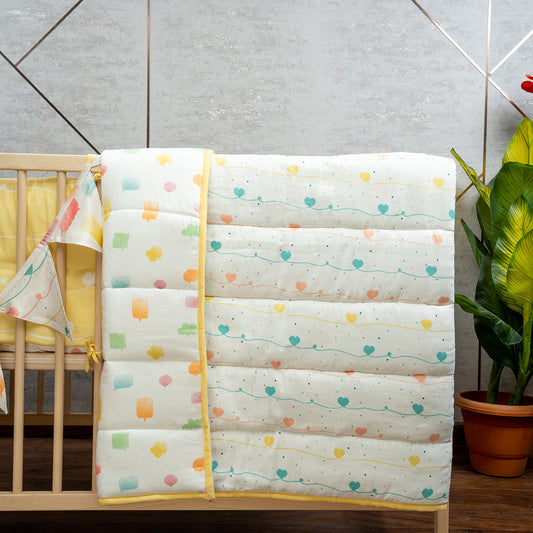 Organic Quilt- Lost in Thoughts