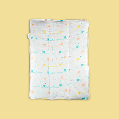 Organic Changing Mat- Hearts