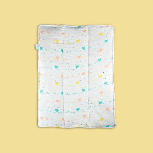 Organic Bed Protector- Hearts