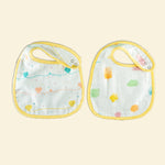 Organic Bibs (Set of 2)- Lost in Thoughts