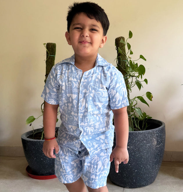 Boys Co-Ord Set- Tropical Vibes