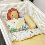 Cot Bedding Set with Bumper - Into The Wild | Set of 7