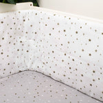 Organic Cot Bumper- Shining Stars