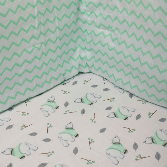 Cot Bedding Set - Arctic| Set of 6