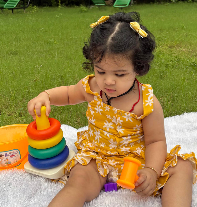 Girls Co-Ord Set- Sunflowers