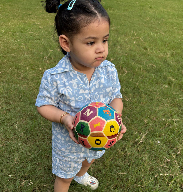 Girls Co-Ord Set- Tropical Vibes