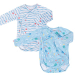 Kimono Bodysuits- Waves & Underwater- Pack of 2