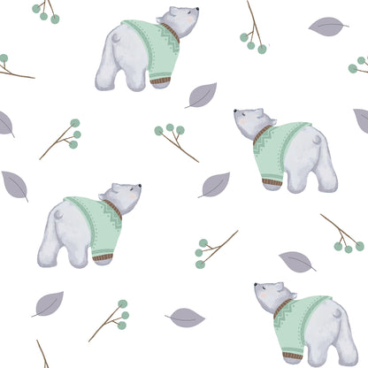 Cotton Nightsuit- Polar Bear