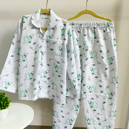 Cotton Nightsuit- Polar Bear