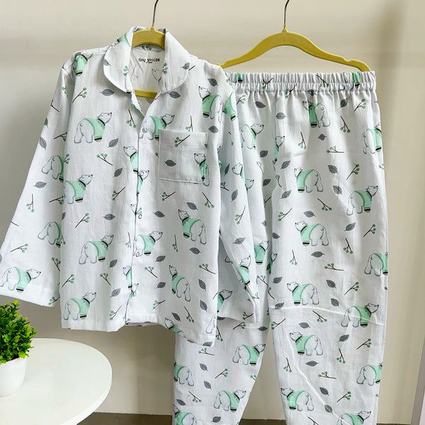 Cotton Nightsuit- Polar Bear