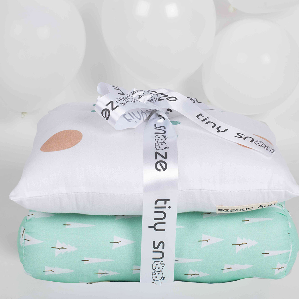 Organic Pillow & Bolsters -  Polar Bear | Set of 3