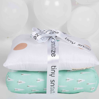 Organic Pillow & Bolsters -  Polar Bear | Set of 3
