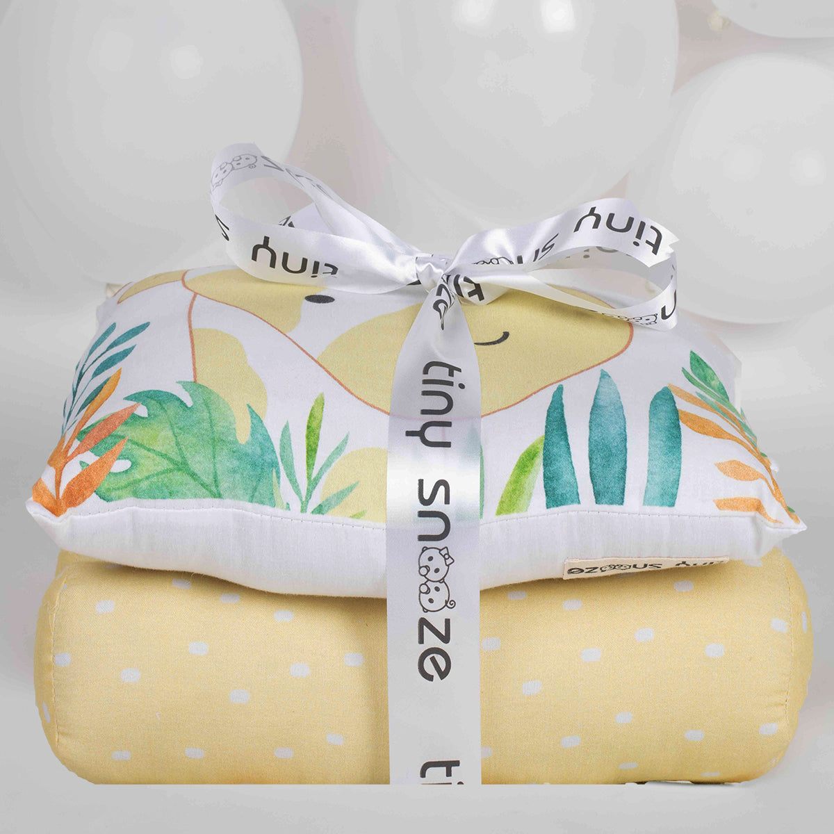 Organic Pillow & Bolsters -  Giraffe | Set of 3