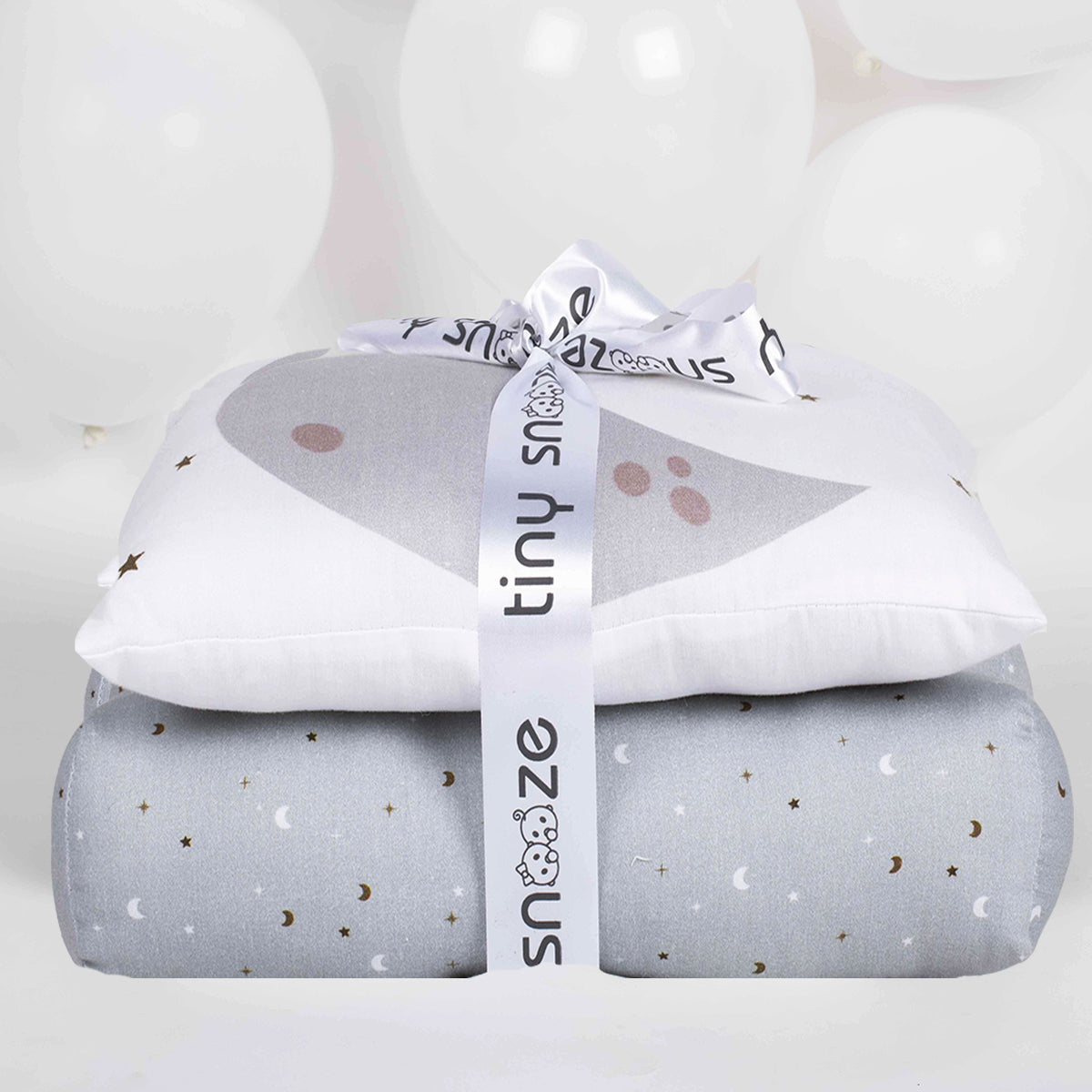 Organic Pillow & Bolsters - Moon | Set of 3