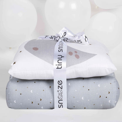 Organic Pillow & Bolsters - Moon | Set of 3