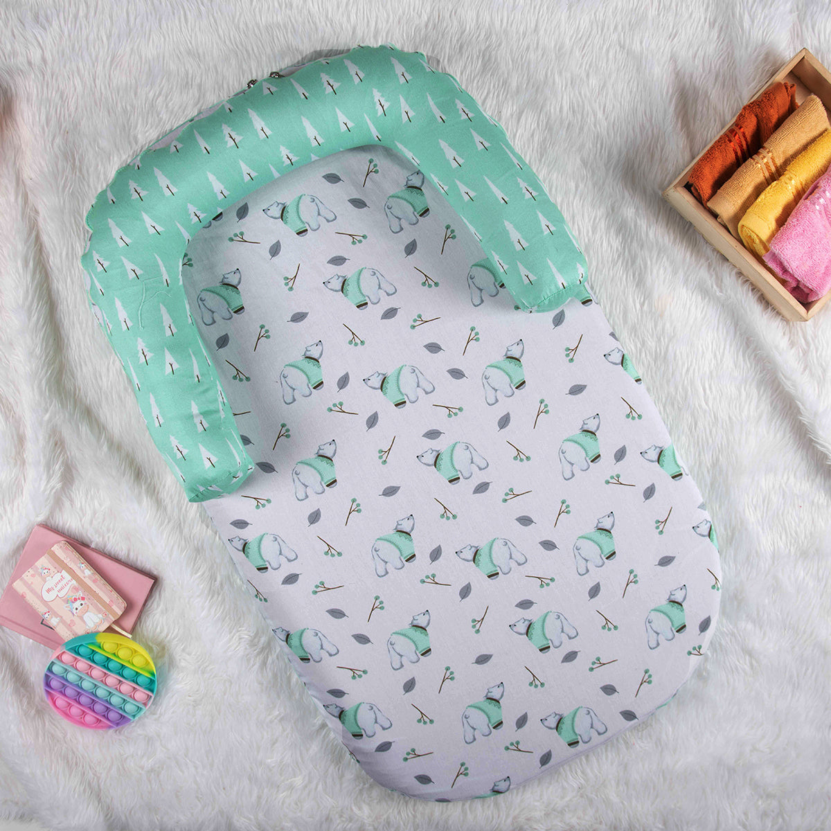 Foldable Baby Bed- Arctic