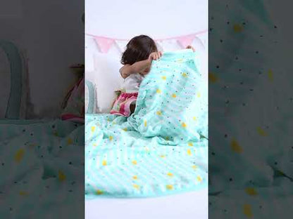 Organic Muslin Blanket- Horizon