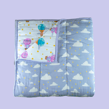 Cot Bedding Set - Sky is the Limit | Set of 6