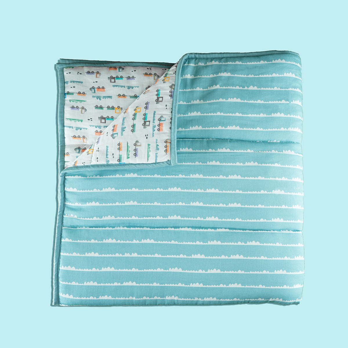 Cot Bedding Set -  Traffic Jam | Set of 6