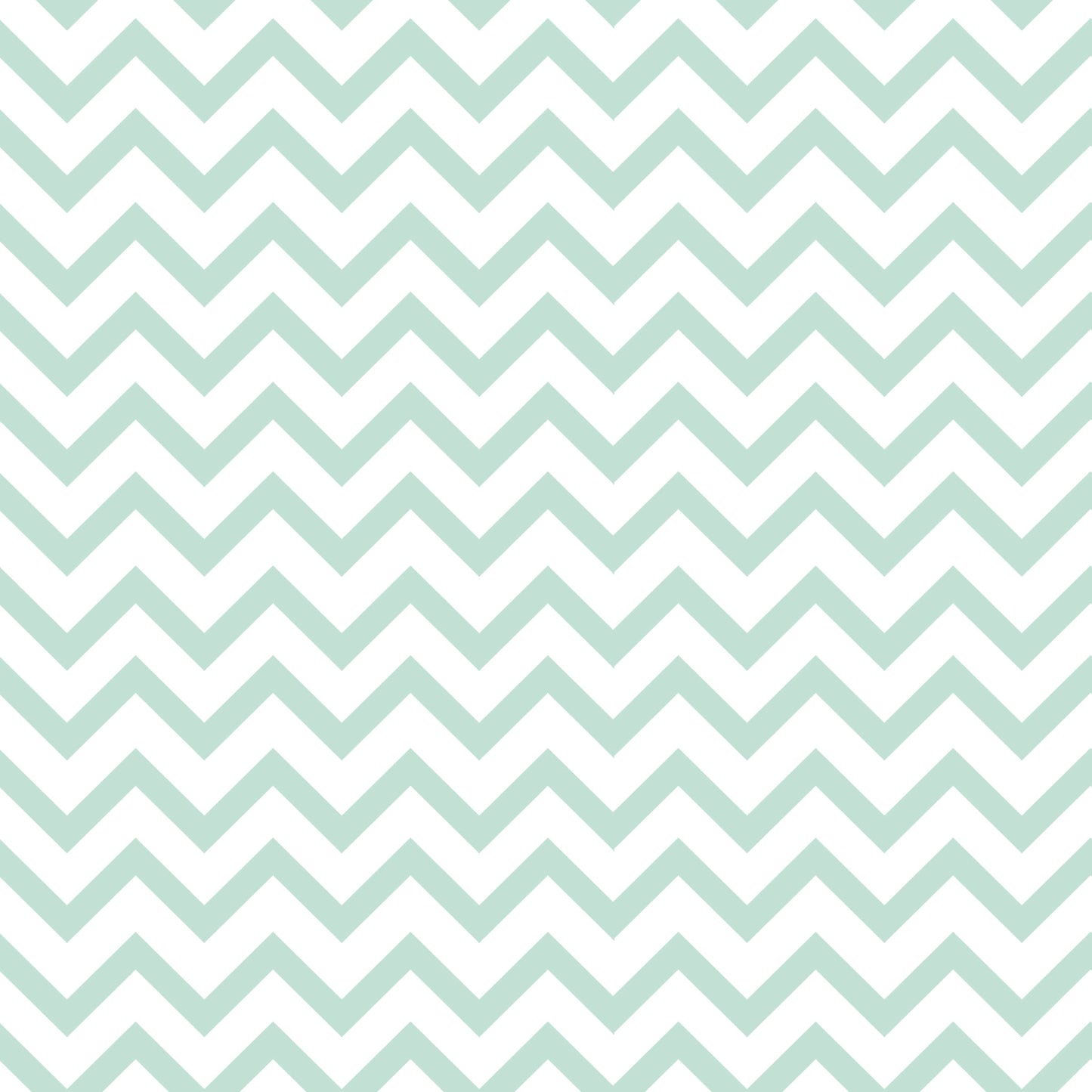 Organic Cot Bumper- Zig Zag