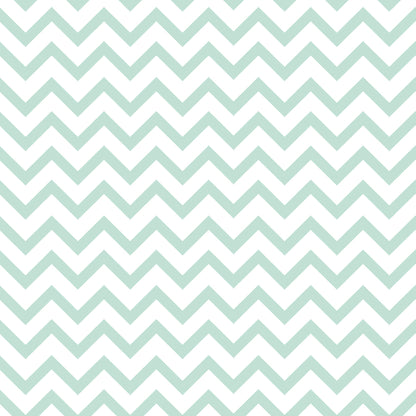 Organic Cot Bumper- Zig Zag