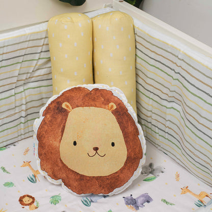 Cot Bedding Set with Bumper - Into The Wild | Set of 7