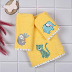 Kids Towels (Set of 3)- Yellow
