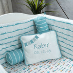 Organic Pillow- Blue - Add Personalisation