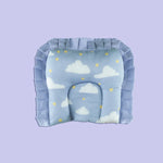Newborn U-Pillow- Purple Clouds