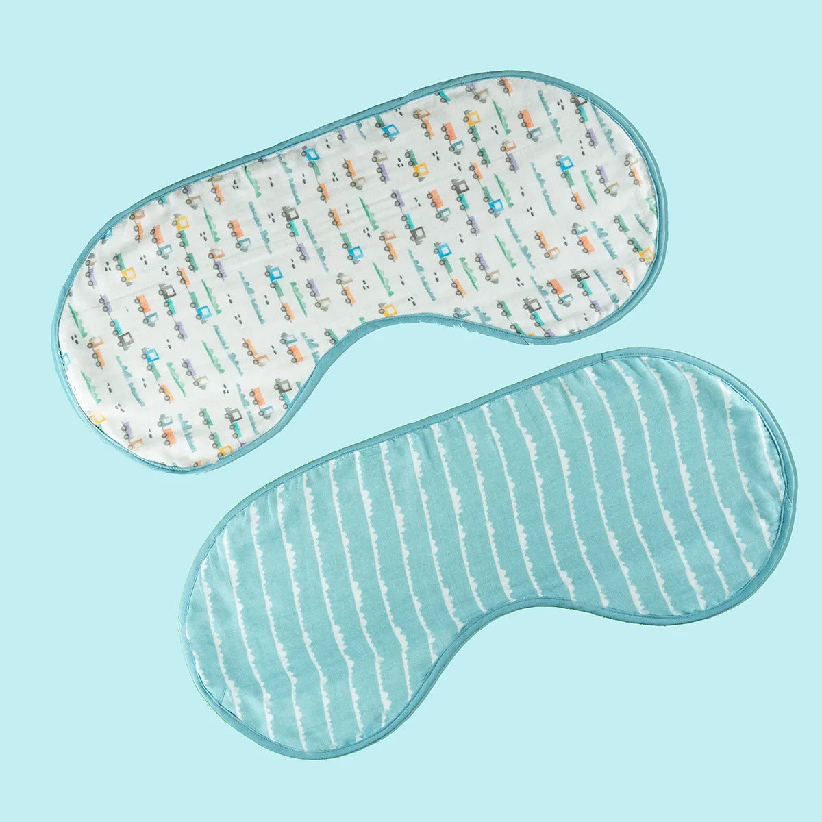 Organic Burp Cloths (set of 2)- Traffic Jam